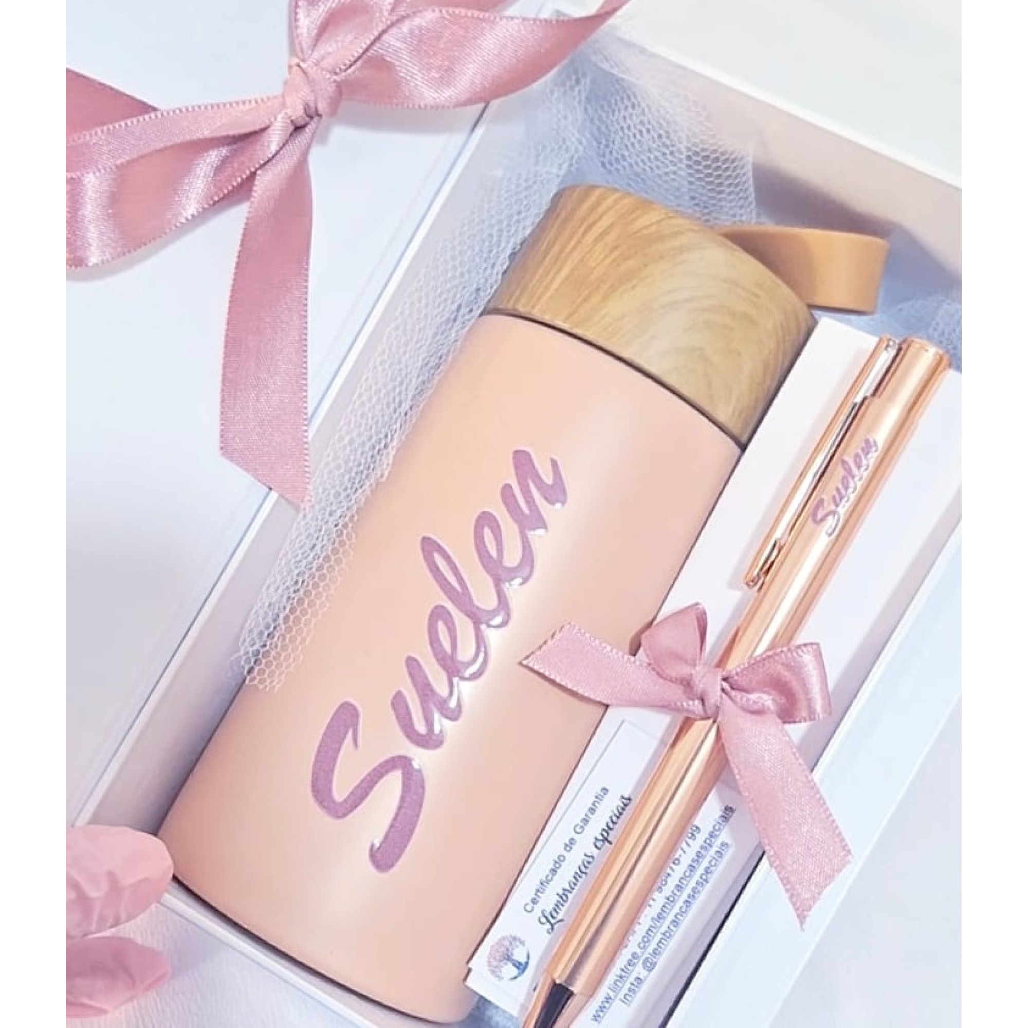 Presente para Medica Personalizado - KIT ROSÉ GOLD